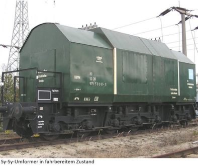 Bahnstromumformerwagen 100 (Synchron-Synchron-Umformer)