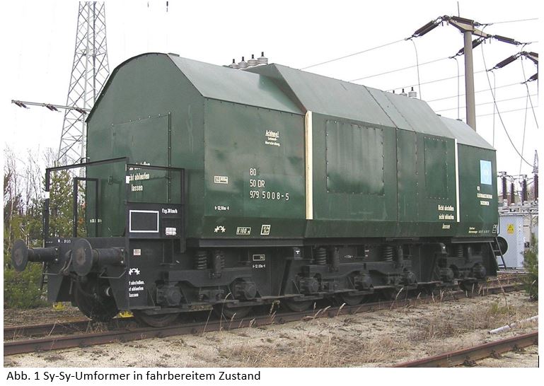 Bahnstromumformerwagen 100 (Synchron-Synchron-Umformer)