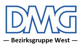 DMG-Logo + Bezirksgruppe West