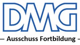 DMG-Logo + Ausschuss Fortbildung